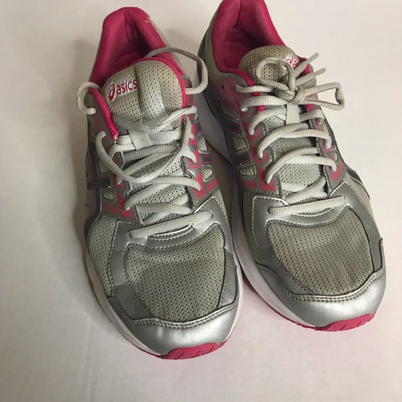 ASICS woman’s sneakers  size 11 silver and pink - Picture 7 of 8